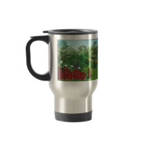 Tropical Forest with Monkeys mugs by VintagePets Tropical Forest with Monkeys mugs