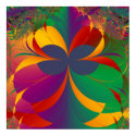 Tropical Fractal Butterfly posters