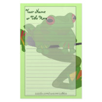 Tropical Frog Stationery