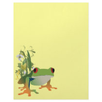 tropical frog vector design letterhead by doonidesigns tropical frog vector design letterhead