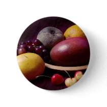Tropical Fruit Still Life Buttons