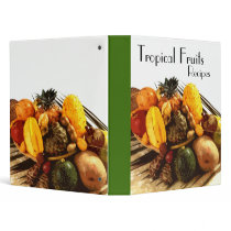 Tropical Fruits Recipes Avery Binder