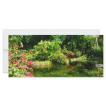 Tropical Garden by Lake Rack Cards