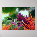 Tropical Garden in Paradise Print