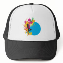 tropical girl vector design hats by doonidesigns tropical girl vector design hats