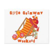 Tropical Girls Getaway Weekend postcards