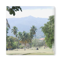 Tropical Golf Course Magnet