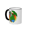 Tropical Green Cheeked Conure Mug
