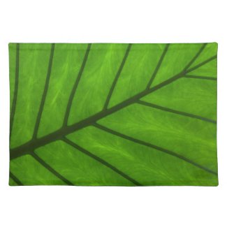 Tropical Green Leaf Place Mat