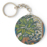 Tropical Greenhouse Keychain