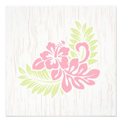 Tropical Hawaiian Invitation