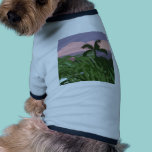 Tropical Hawaiian Palm and Seascape pet clothing