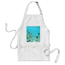 Tropical Hawaiian Underwater Fish Aprons