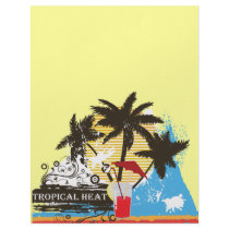 tropical heat design letterhead