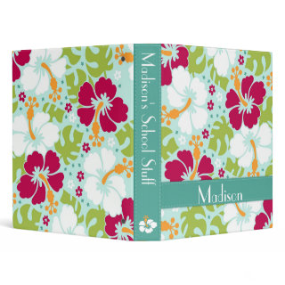 Tropical Hibiscus Binder