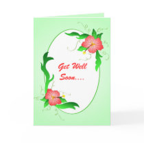 Tropical hibiscus cards
