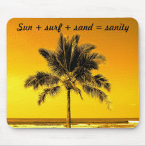 Tropical Holiday Humor mousepad