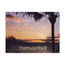 Tropical Invitation postcards