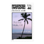 Tropical Invitation Stamp