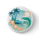 Tropical Island Pin