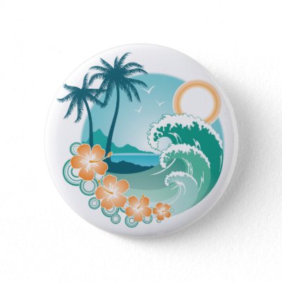Tropical Island buttons