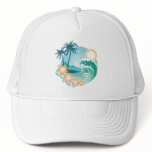 Tropical Island Trucker Hat