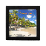 Tropical island in Cayman Islands Gift Box