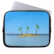 Tropical Island laptop sleeves