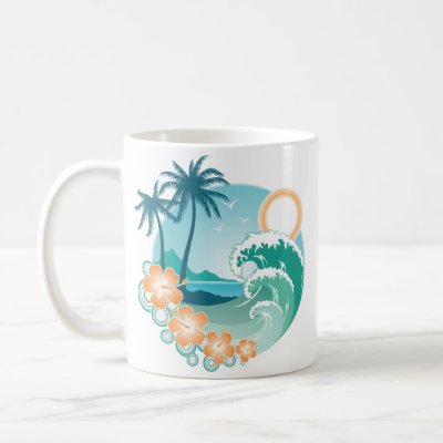 Tropical Island mugs