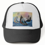 Tropical Island Neon Sails hats