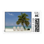 Tropical Island Paradise Postage Stamps
