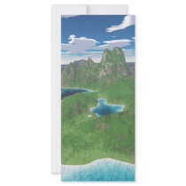 Tropical Island rack cards