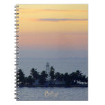 Tropical Island Sunset Notebook