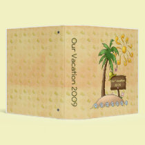 Tropical Island Vacation binders