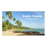 Tropical Landscape, Exotic Travels, Call (007) ... business cards