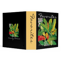 Tropical-Leaves binder by ormsbyeditions Tropical-Leaves binder