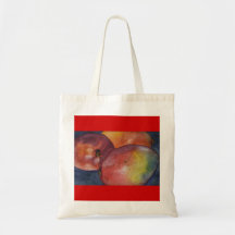 Tropical Mango Tote Bags