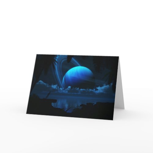Tropical Moon Card card