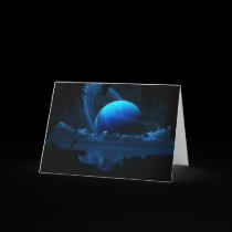Tropical Moon Card