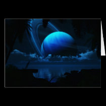 Tropical Moon Card cards