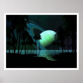 Tropical Moon of Thetis Posters