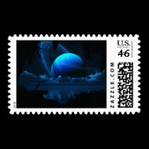 Tropical Moon Postage postage