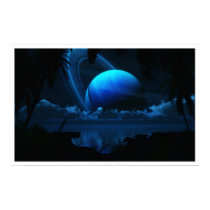 Tropical Moon posters by digitalblasphemy Tropical Moon posters