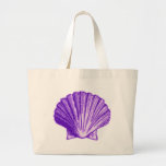 Tropical Moonlight Purple Shell Bags