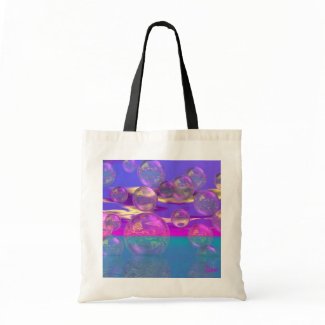 Tropical Morning – Magenta and Turquoise Paradise bag