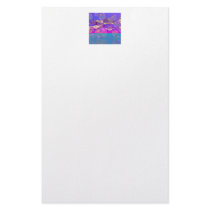 Tropical Morning – Magenta and Turquoise Paradise Personalized Stationery