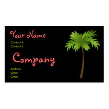 Tropical Night Business Cards