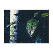 Tropical night postcards