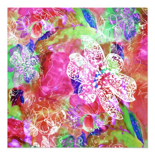 Tropical Oasis Invitation