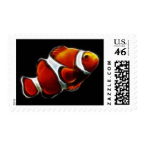 Tropical Orange Clownfish Clown Fish Postage